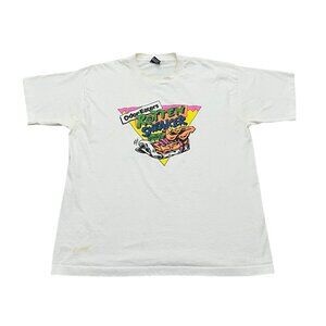 Men’s Vintage Oder Eaters t shirt white cotton 1990s single stitch